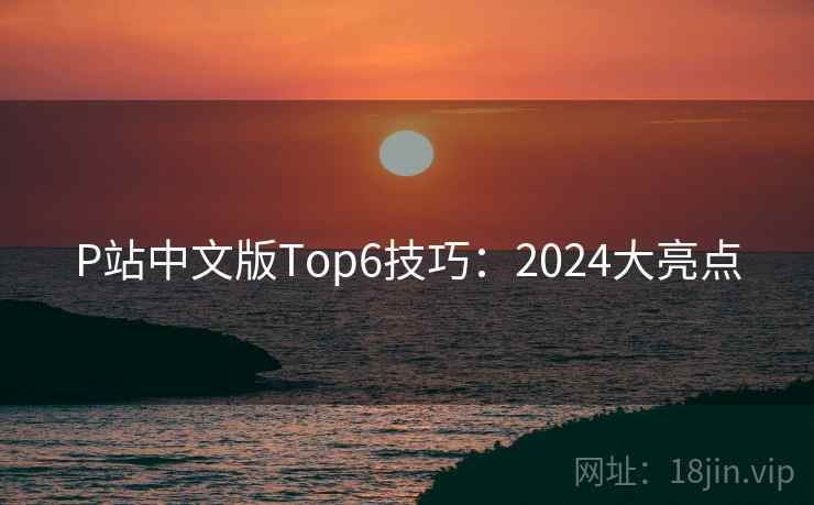 P站中文版Top6技巧:2024大亮点 P站中文版Top6技巧:2024大亮点