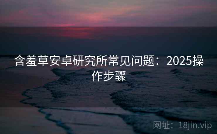 含羞草安卓研究所常见问题：2025操作步骤